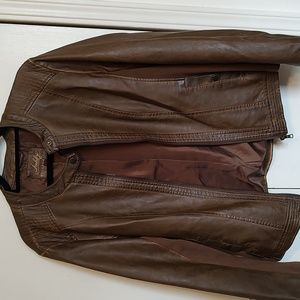 Brown Moto Jacket